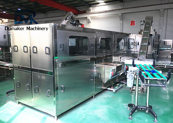 เครื่องบรรจุน้ำ 5 แกลลอน 20 ลิตรความเร็วการผลิต Samll 100 ขวดต่อชั่วโมง