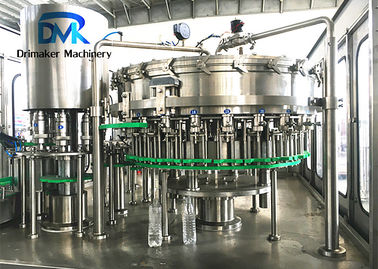 เครื่องบรรจุขวดโซดาพลาสติก 8000 BPH พร้อม PLC Control Electric Driven