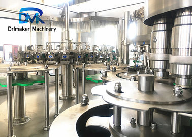 เครื่องบรรจุขวดโซดาพลาสติก 8000 BPH พร้อม PLC Control Electric Driven