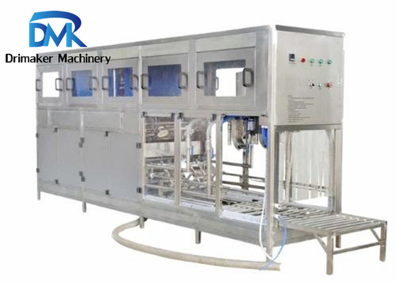 เครื่องบรรจุน้ำ 5 แกลลอน 20 ลิตรความเร็วการผลิต Samll 100 ขวดต่อชั่วโมง